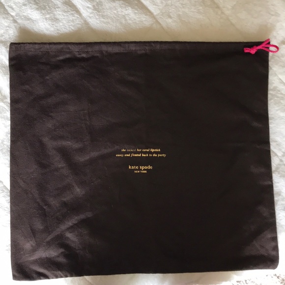 Kate Spade "Theresa" Purse w/ Dustbag LARGE/ Flame - Picture 3 of 8